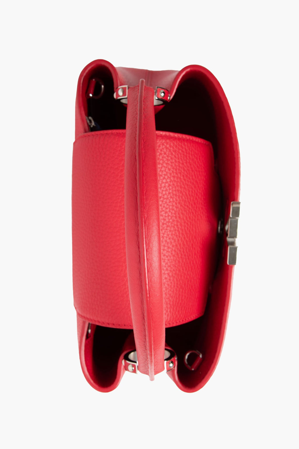 Louis Vuitton Taurillon Capucines PM Red