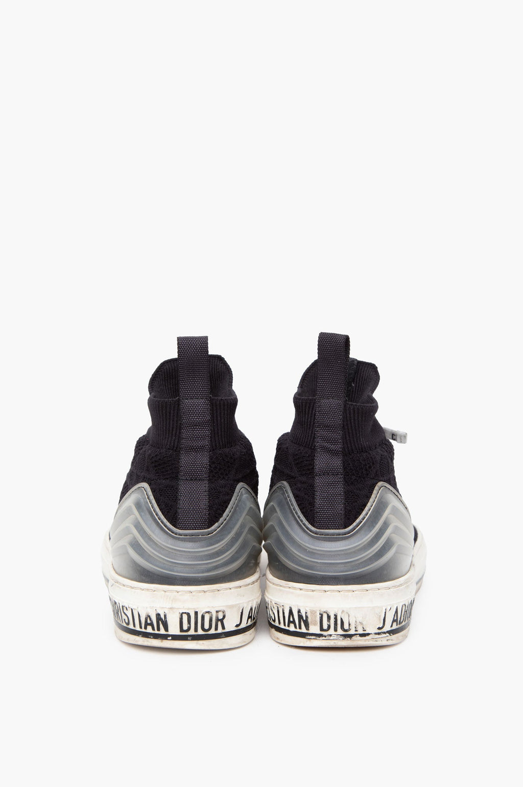 Dior Walk'n Dior High Top Sneakers in B/W Size 39
