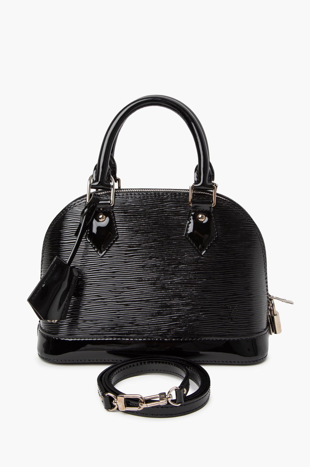 Louis Vuitton Black Electric Epi Alma BB