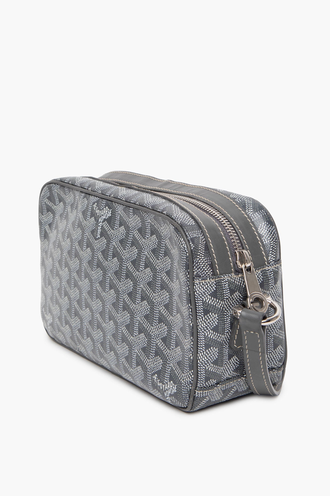 Goyard Grey Goyardine Cap Vert PM Bag