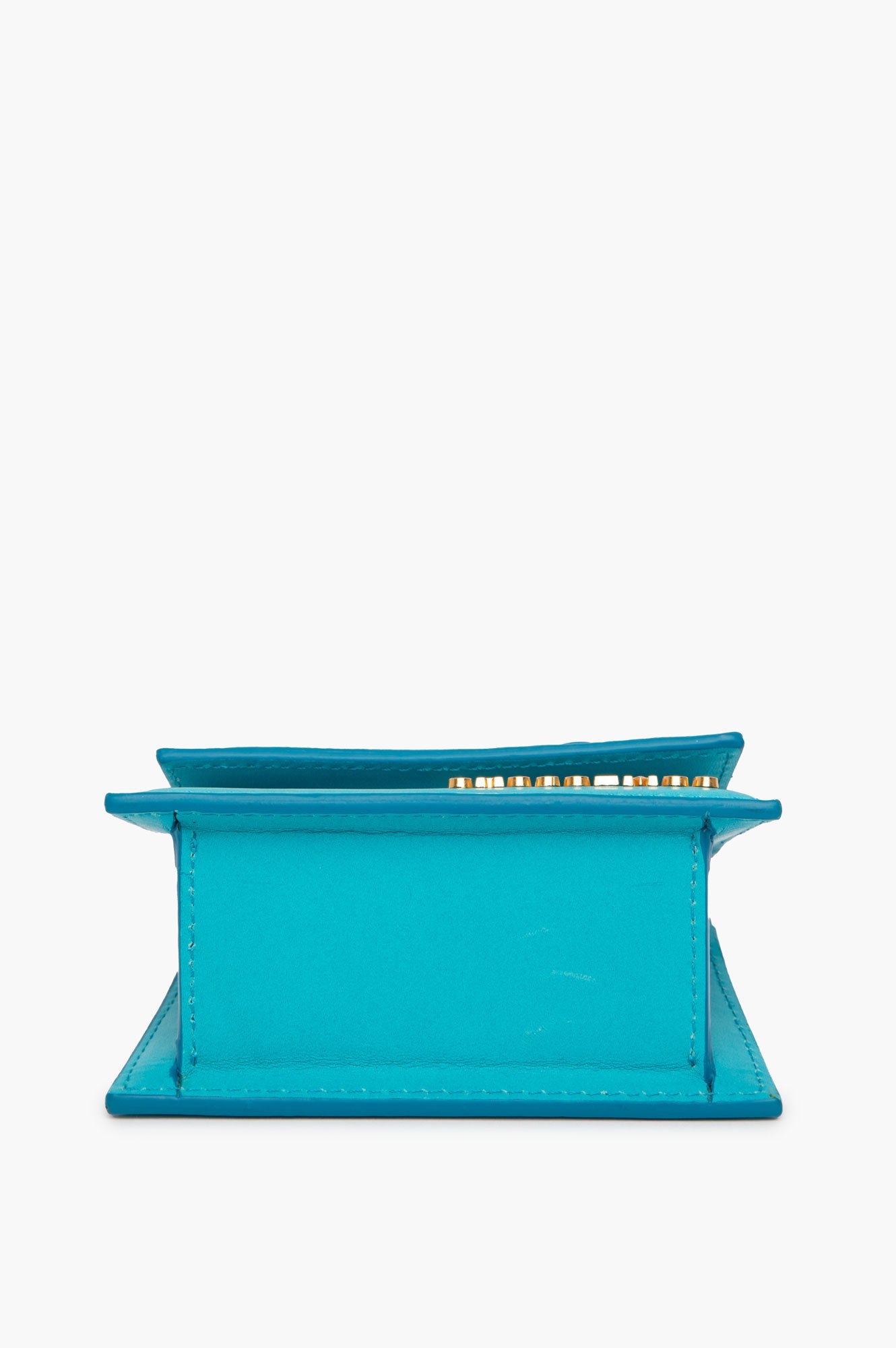 Jaquemus Turqoise Blue Calfskin Le Chiquito Mini Bag