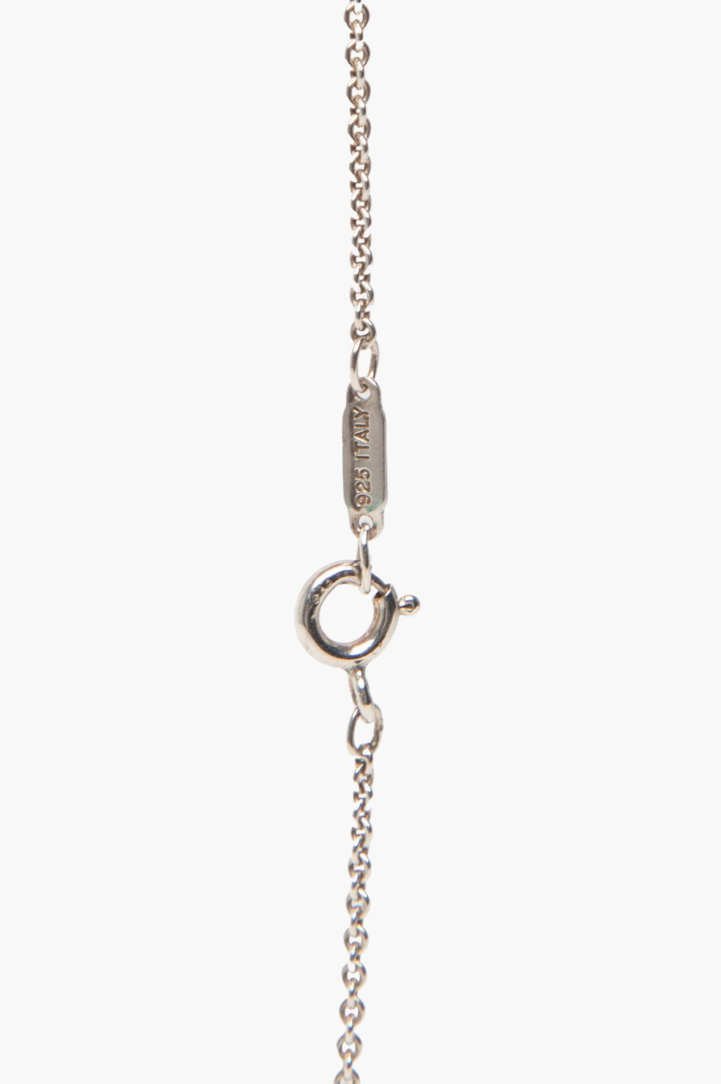 Tiffany & Co. Sterling Silver 1837 Triple Tag Pendant Necklace