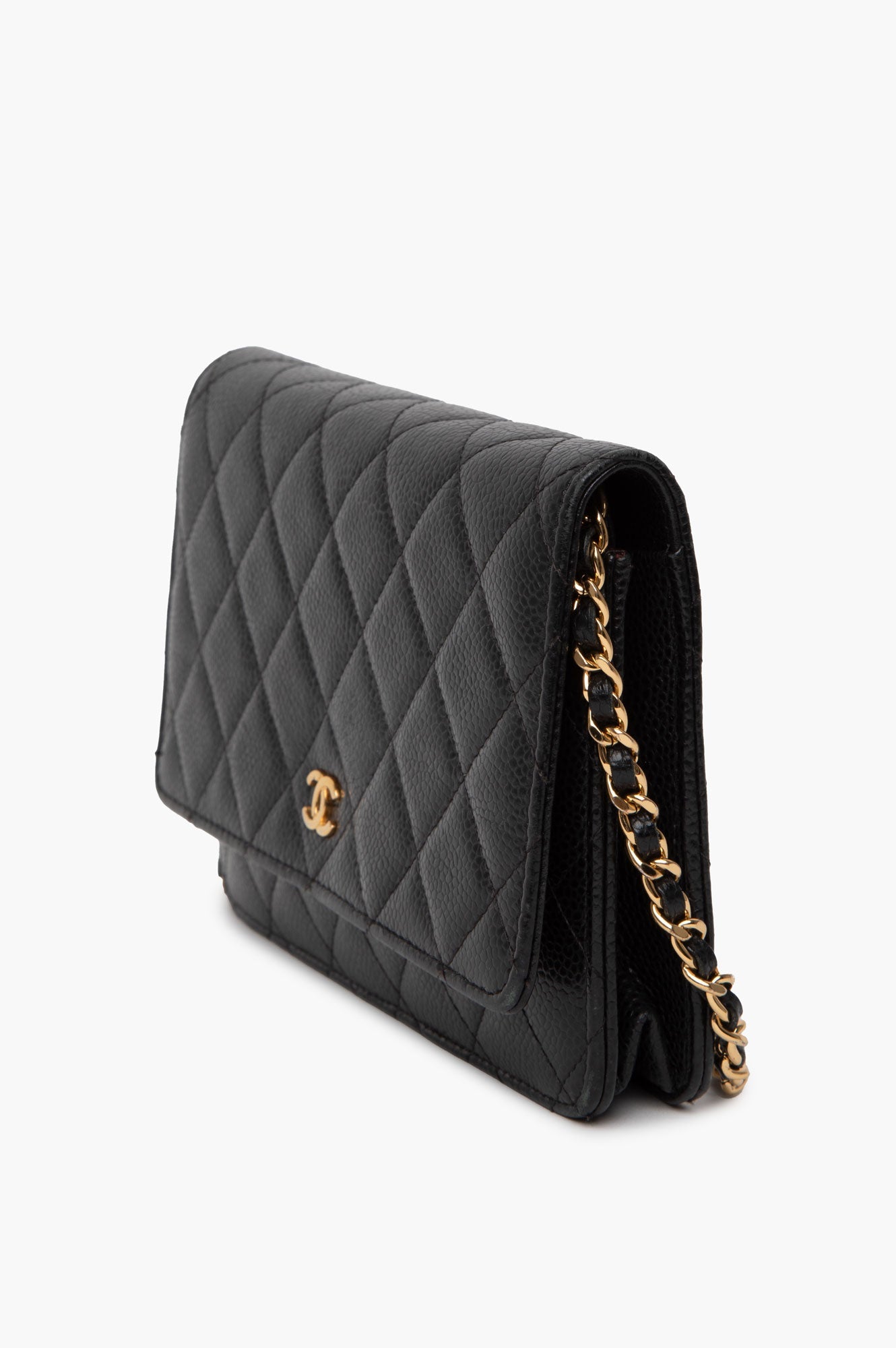 Chanel Black Caviar Wallet on Chain