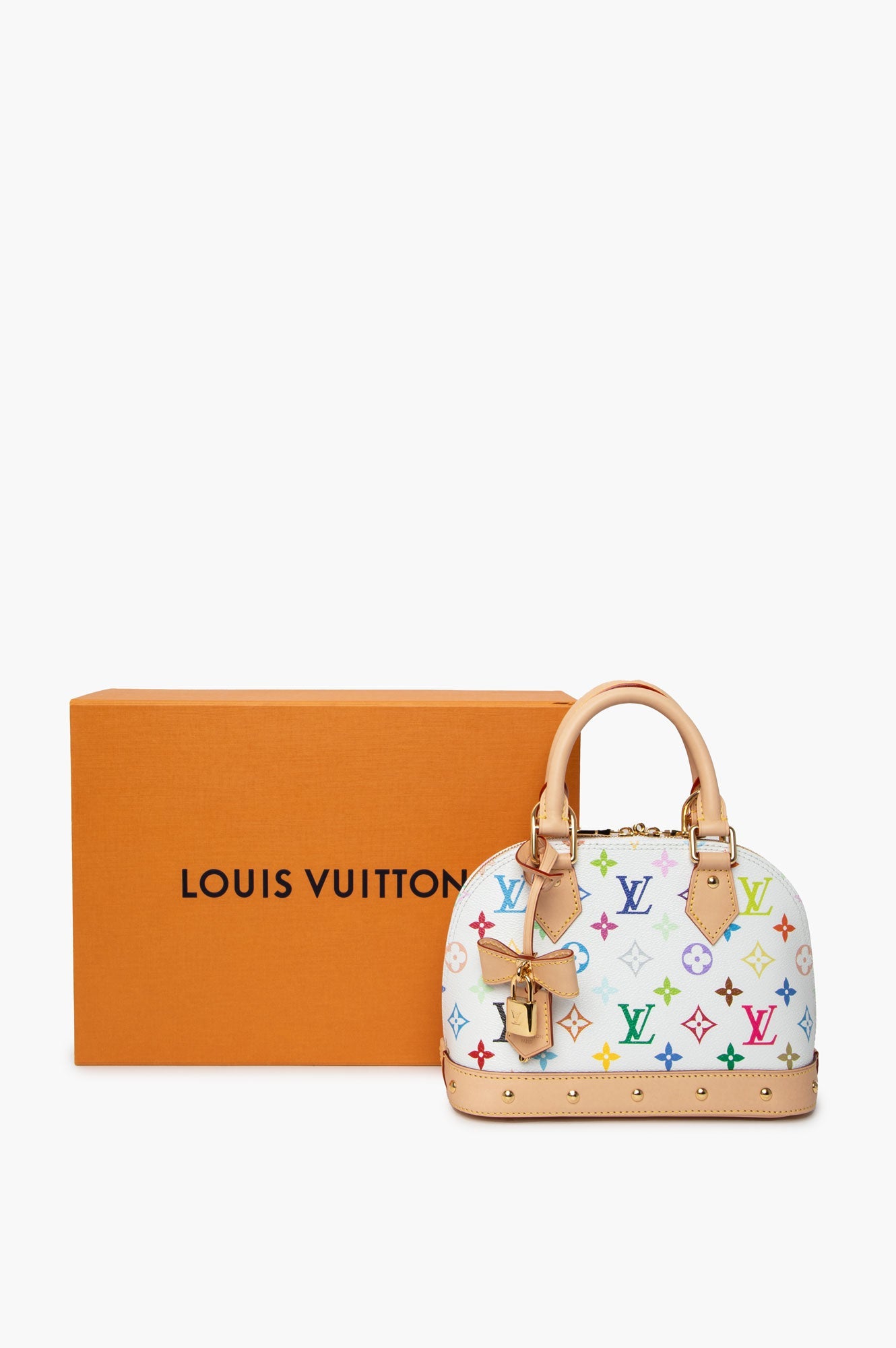 Louis Vuitton x Takashi Murakami Multicolour Alma BB