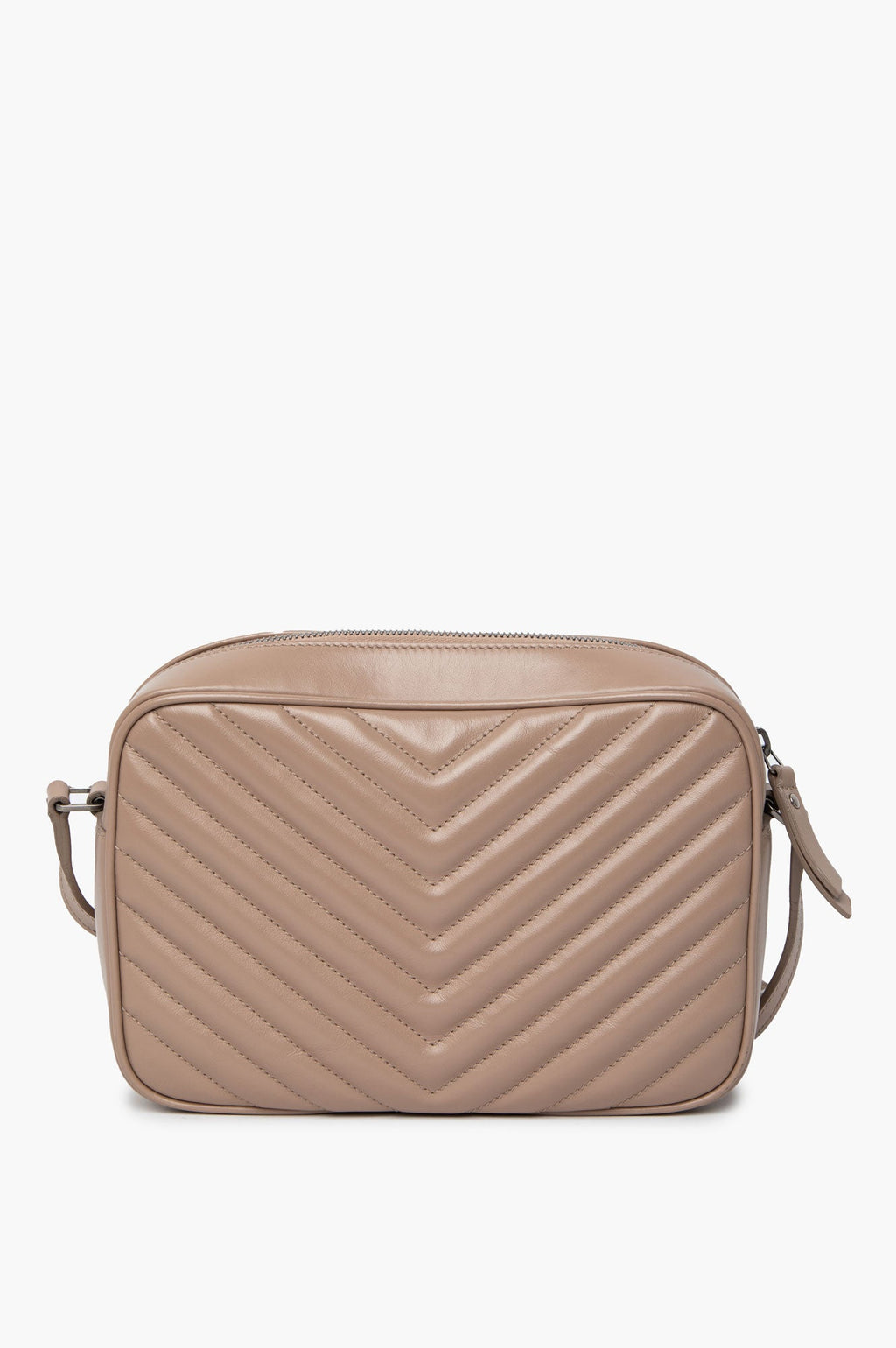 Saint Laurent Beige Quilted Leather Lou Camera Bag