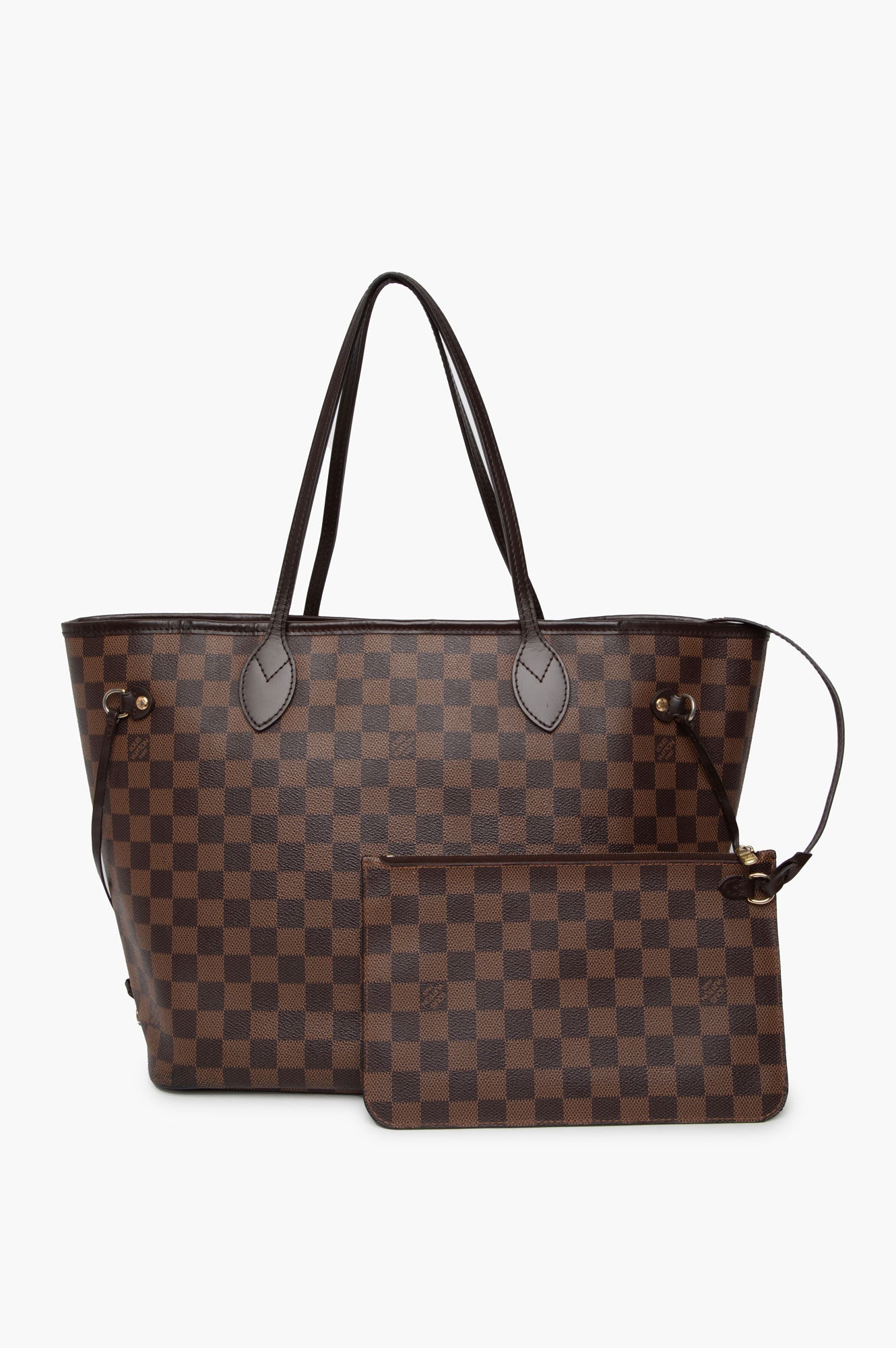 Louis Vuitton Damier Ebene Neverfull MM with Pouch