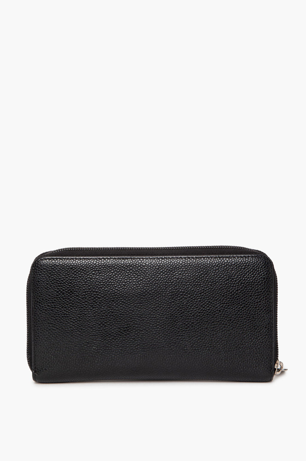 Chanel Black Caviar Large CC Timeless Zip Around Organizer Wallet
