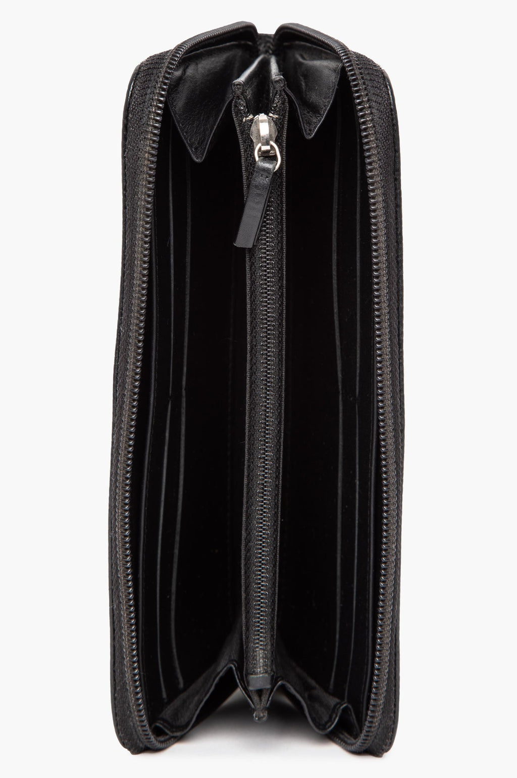 Chanel Black Caviar Large CC Timeless Zip Around Organizer Wallet