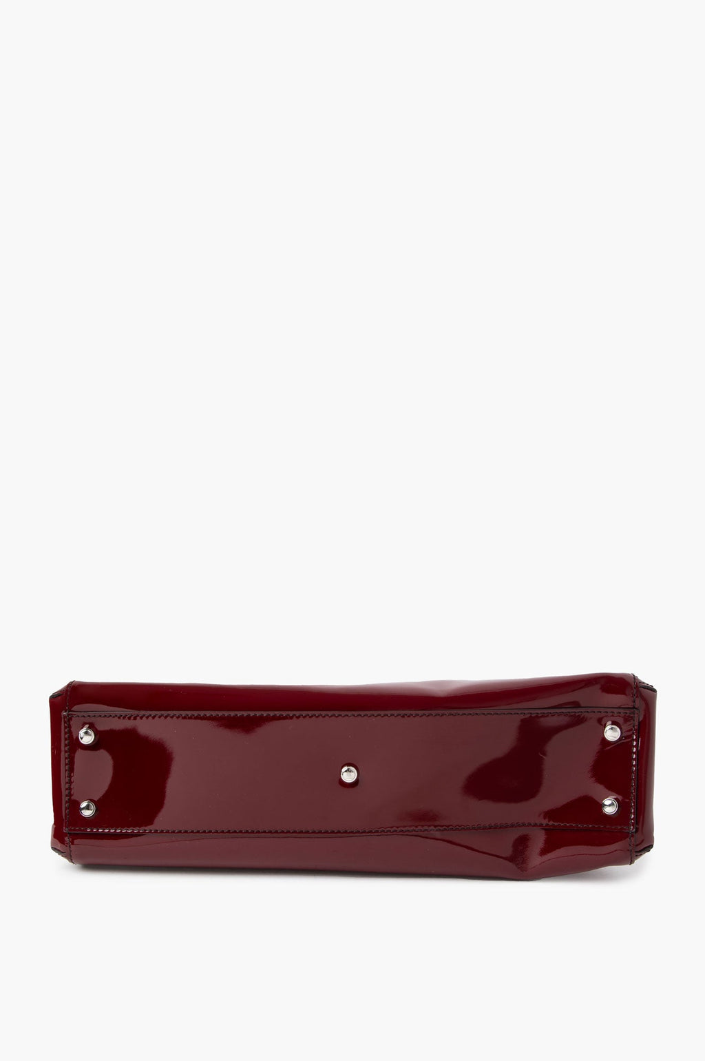 Cartier Red Patent Leather Marcello De Cartier Tote