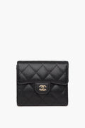 Chanel 2023 Classic Black Caviar Wallet