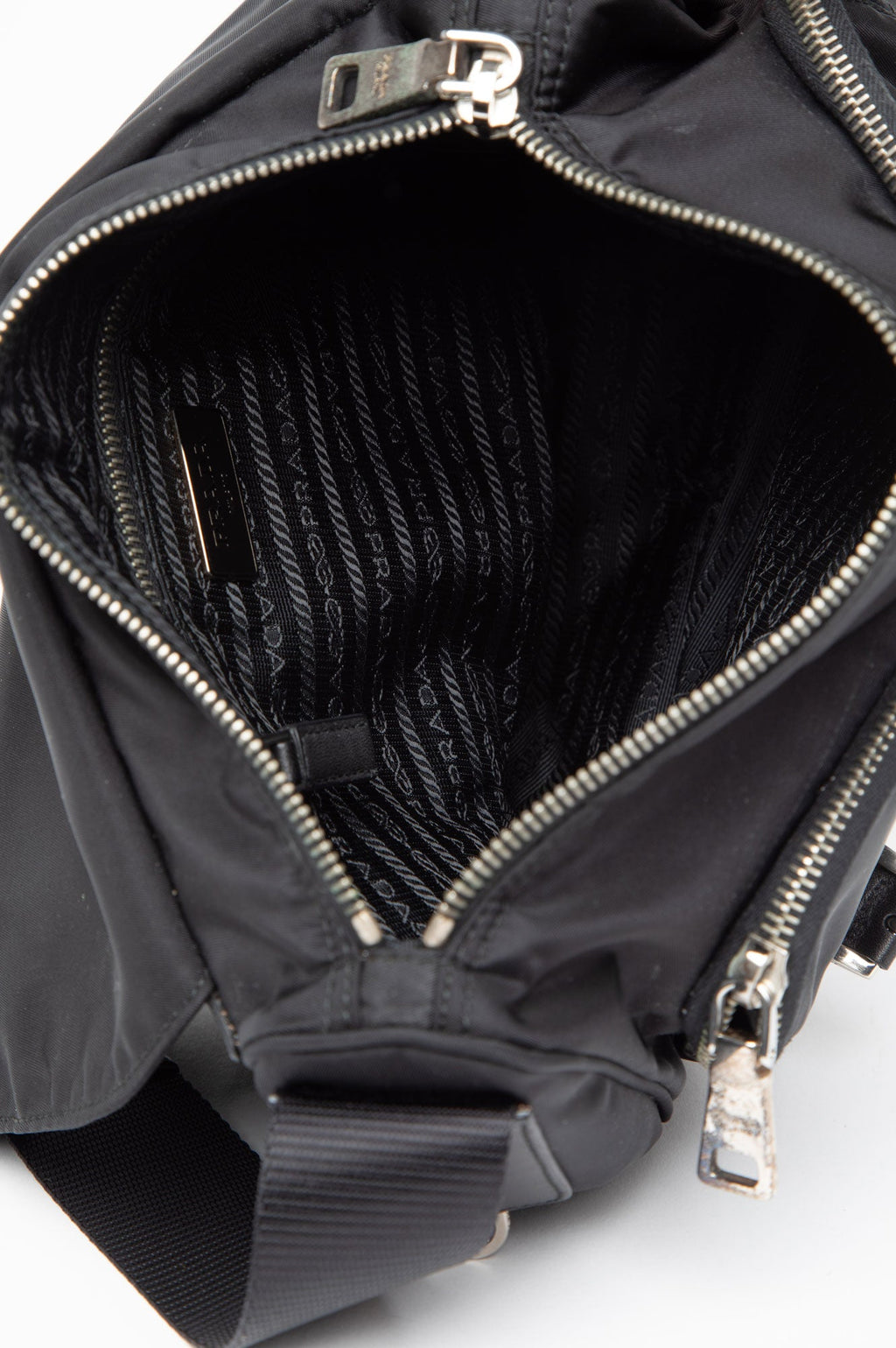 Prada Tessuto Nylon Messenger Bag