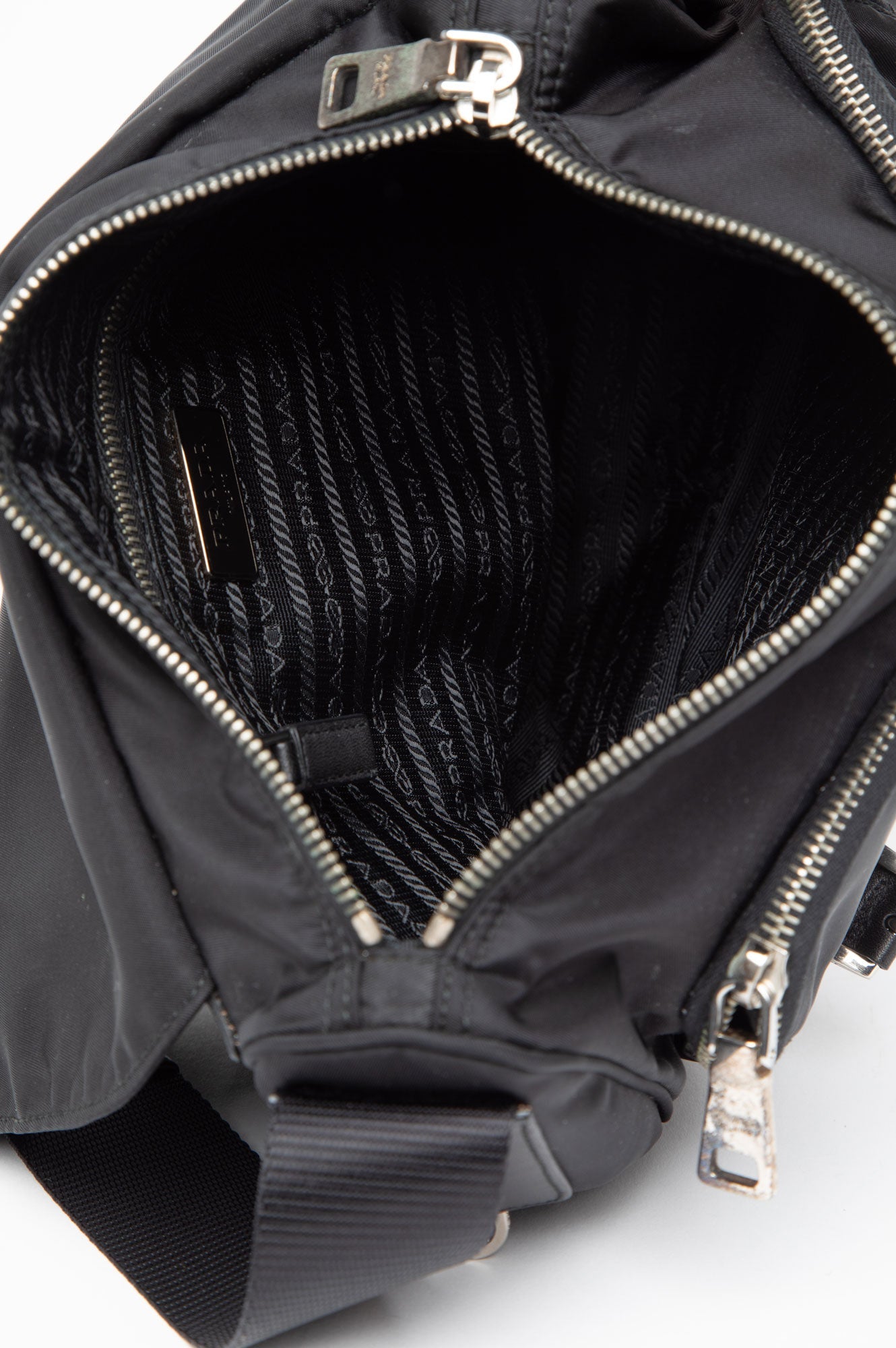 Prada Tessuto Nylon Messenger Bag