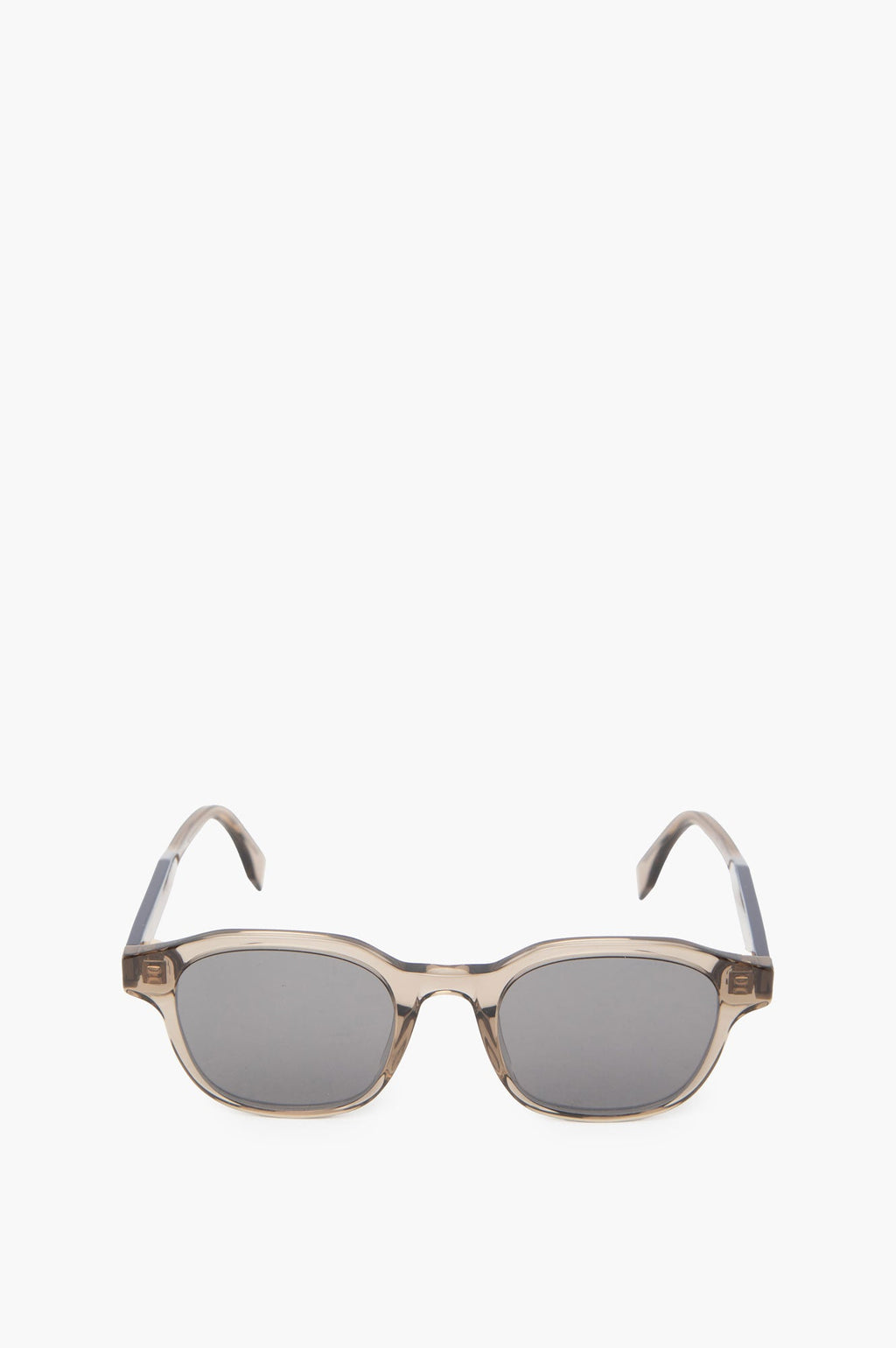 Fendi Brown Square Mirror Sunglasses Mens