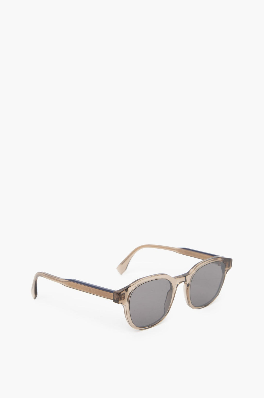 Fendi Brown Square Mirror Sunglasses Mens
