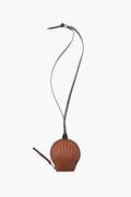 Loewe Brown Seashell Mini Calfskin Pouch With Strap
