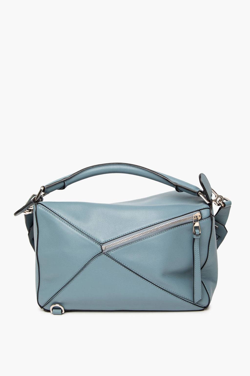 Loewe Dusty Blue Calfskin Medium Puzzle Bag
