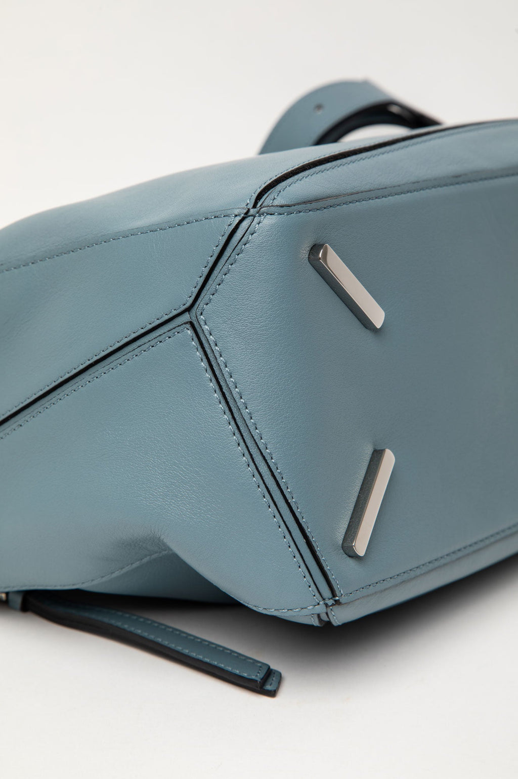 Loewe Dusty Blue Calfskin Medium Puzzle Bag