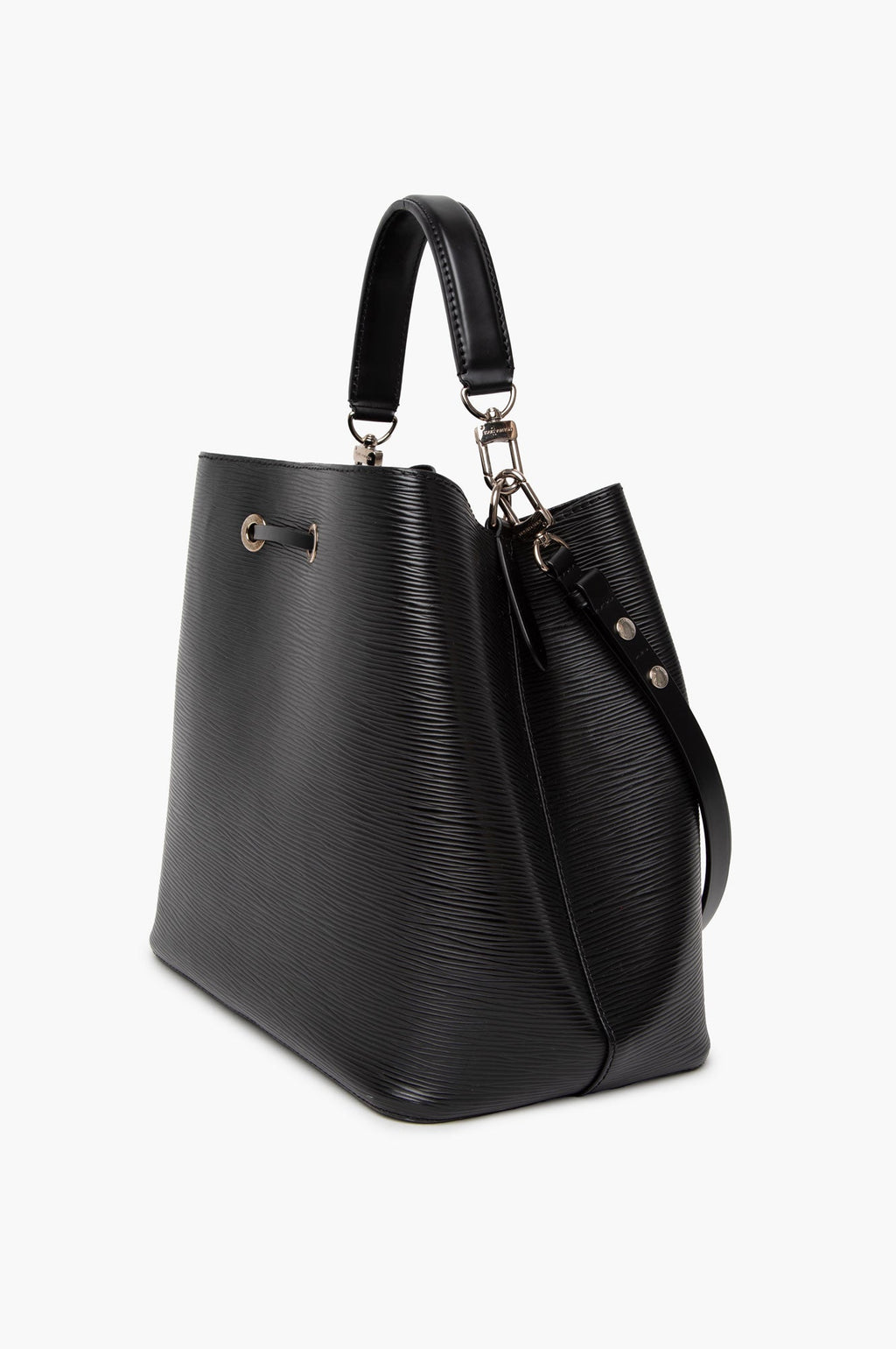 Louis Vuitton Black Epi Leather NeoNoe MM Bucket Bag