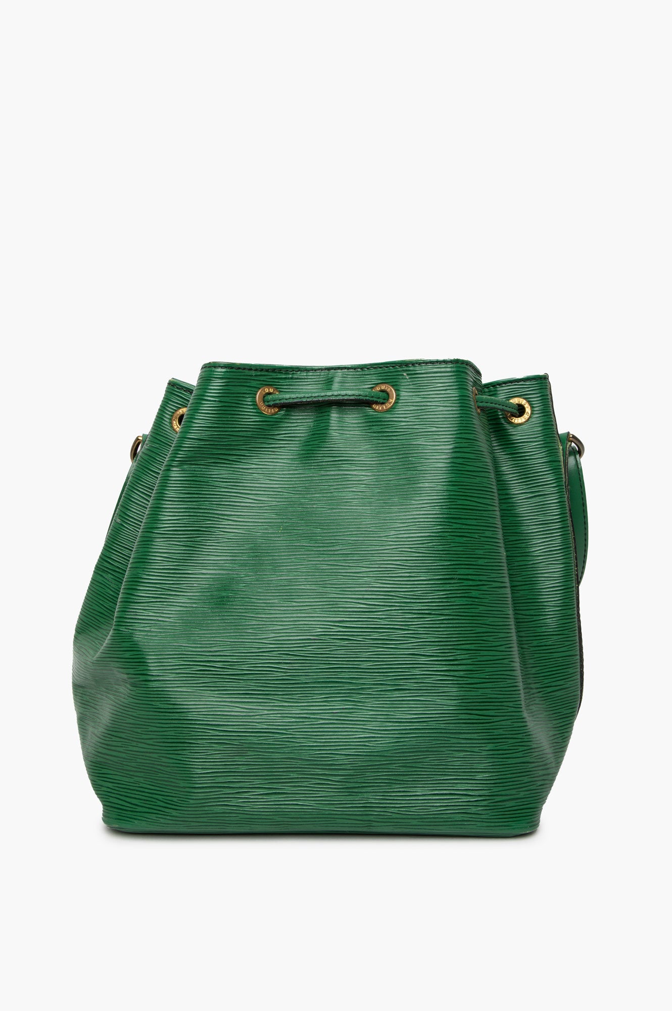 Louis Vuitton Vintage Borneo Green Epi Leather Petit Noe Bucket Bag