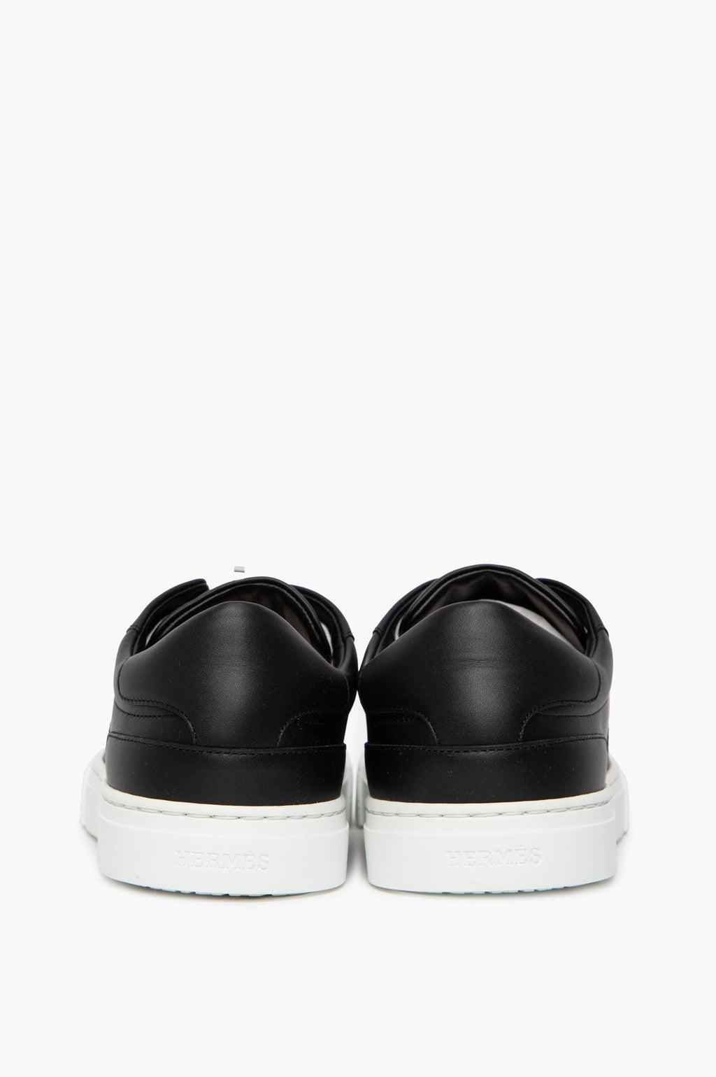 Hermès Black Calfskin Kelly Buckle Day Sneaker Size 37