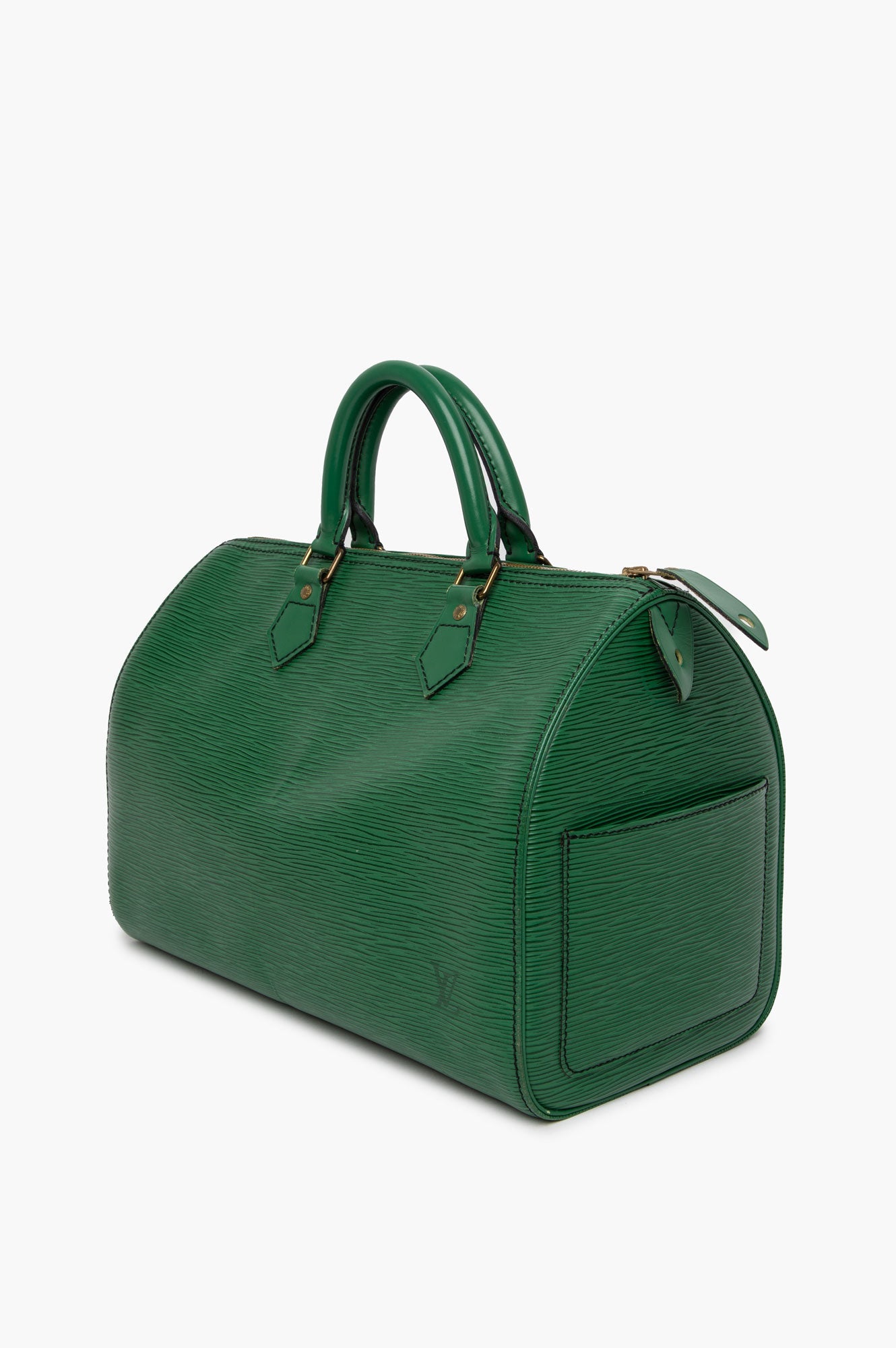 Louis Vuitton Vintage Borneo Green Epi Leather Speedy 30
