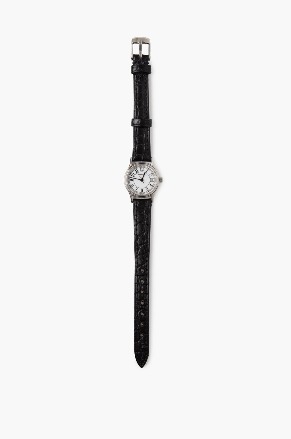 Tiffany & Co. Black Leather Portfolio Watch
