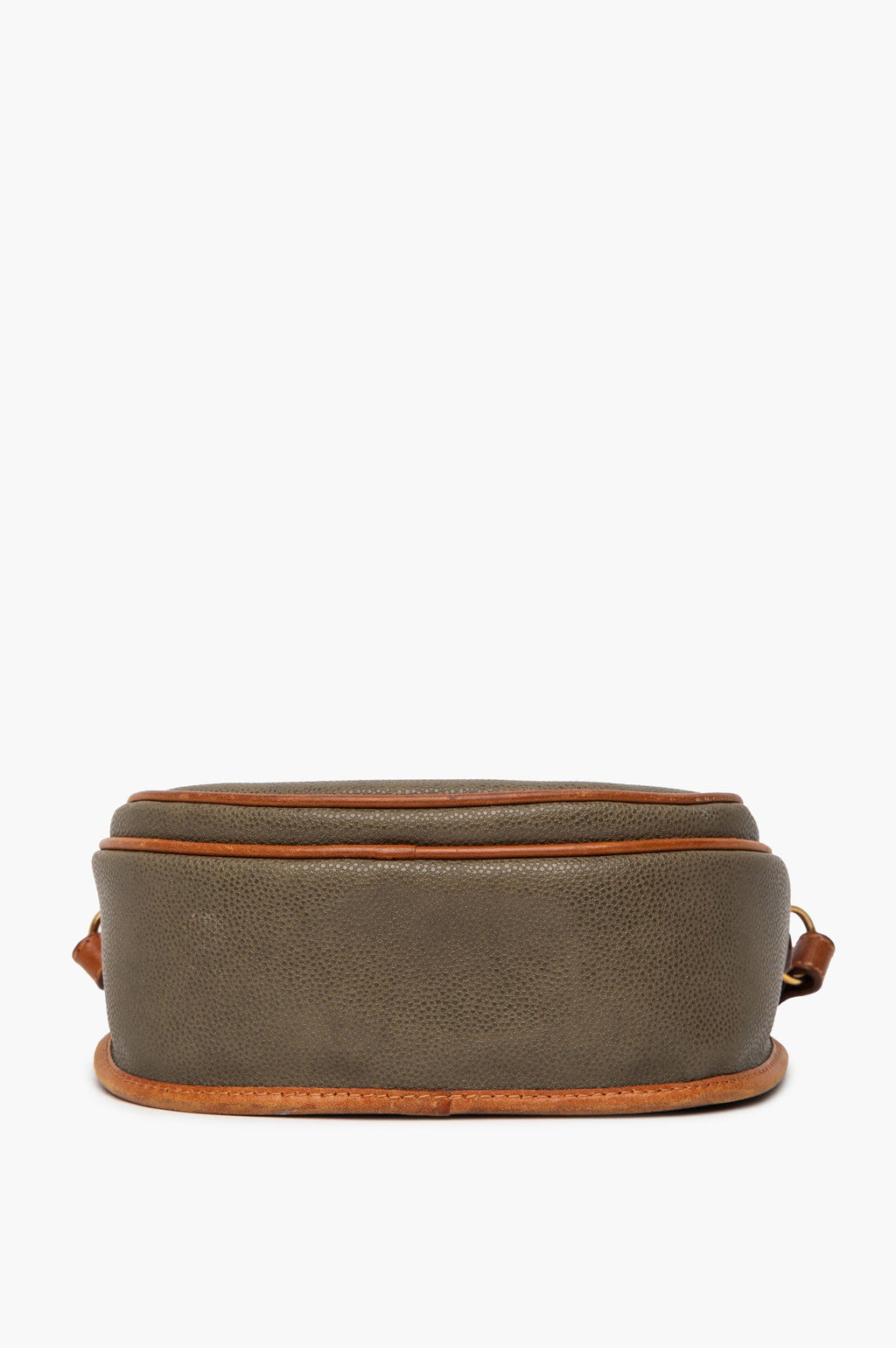 Pierre Balmain Vintage Green Leather Crossbody Bag