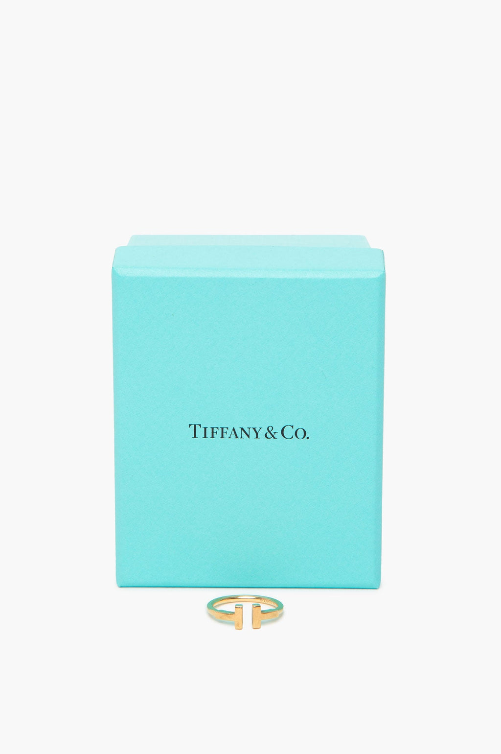 Tiffany & Co. 18k Gold T Wire Ring