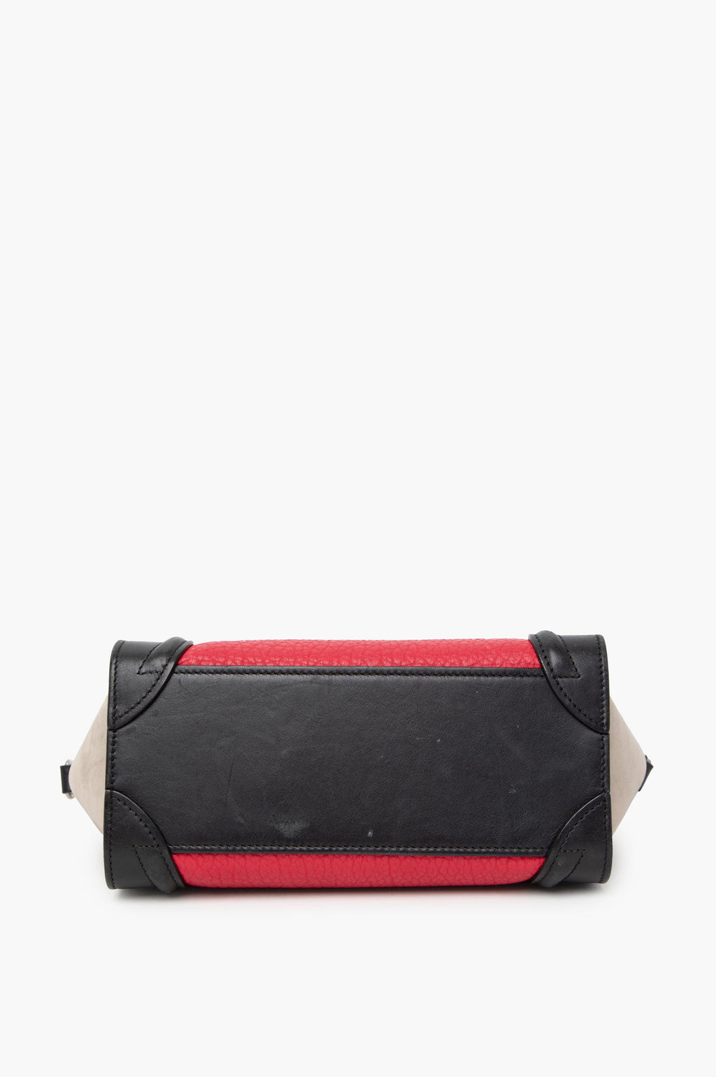 Celine Pink Tri-Color Leather Nano Luggage Bag