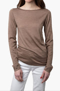 Brunello Cucinelli Cashmere Tan Sweater Size M