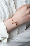 Tiffany & Co 18K Yellow Gold Diamond Bracelet Small