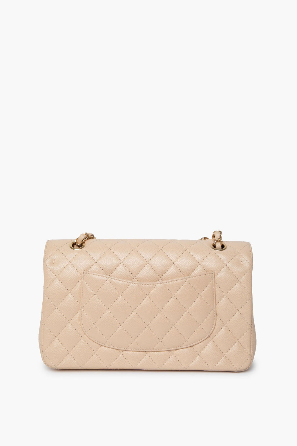 Chanel Beige Caviar Medium Classic Double Flap Bag
