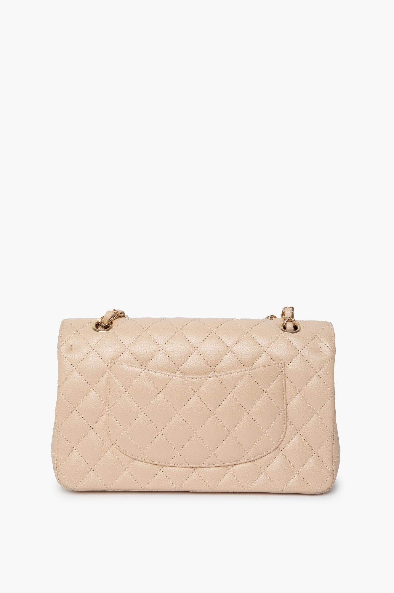 Chanel Beige Caviar Medium Classic Double Flap Bag