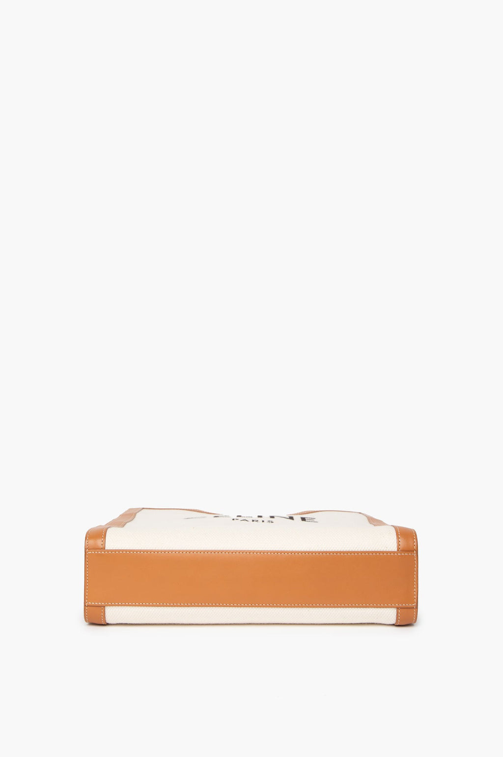 Celine Beige Small Canva Vertical Cabas Bag