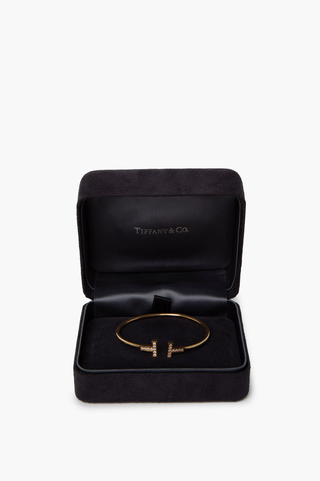 Tiffany & Co 18K Yellow Gold Diamond Bracelet Small