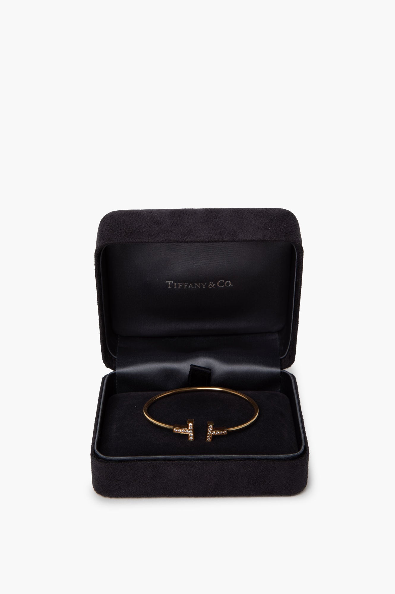 Tiffany & Co 18K Yellow Gold Diamond Bracelet Small