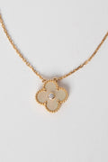 Van Cleef & Arpels Holiday Pendent 18K MOP Necklace