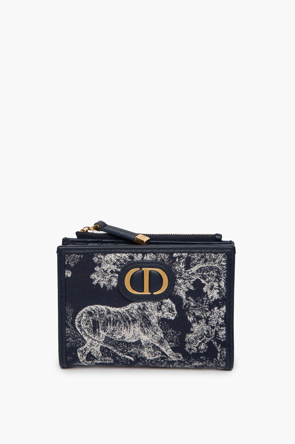 Christian Dior Blue Montaigne Dahila Wallet