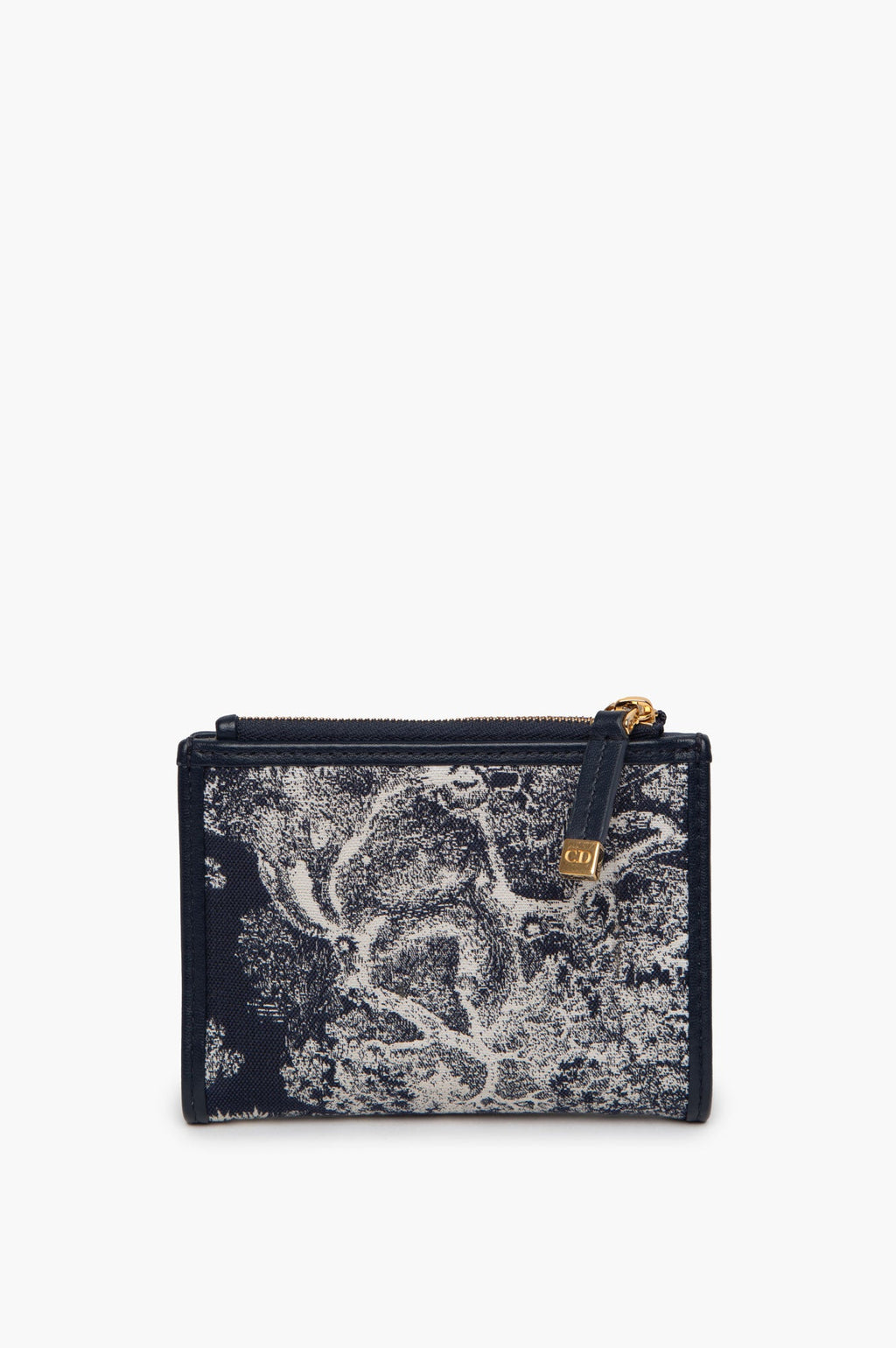 Christian Dior Blue Montaigne Dahila Wallet