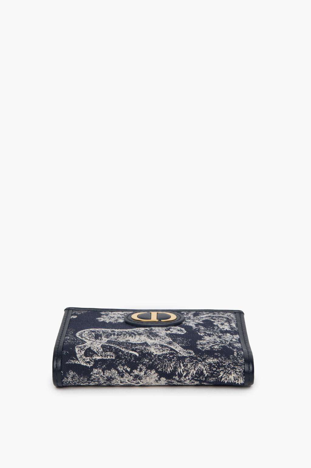 Christian Dior Blue Montaigne Dahila Wallet