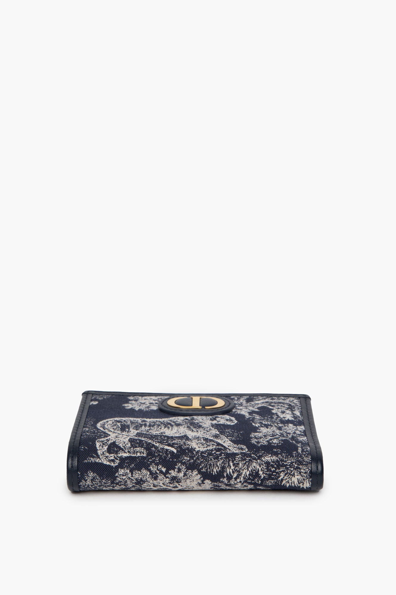 Christian Dior Blue Montaigne Dahila Wallet