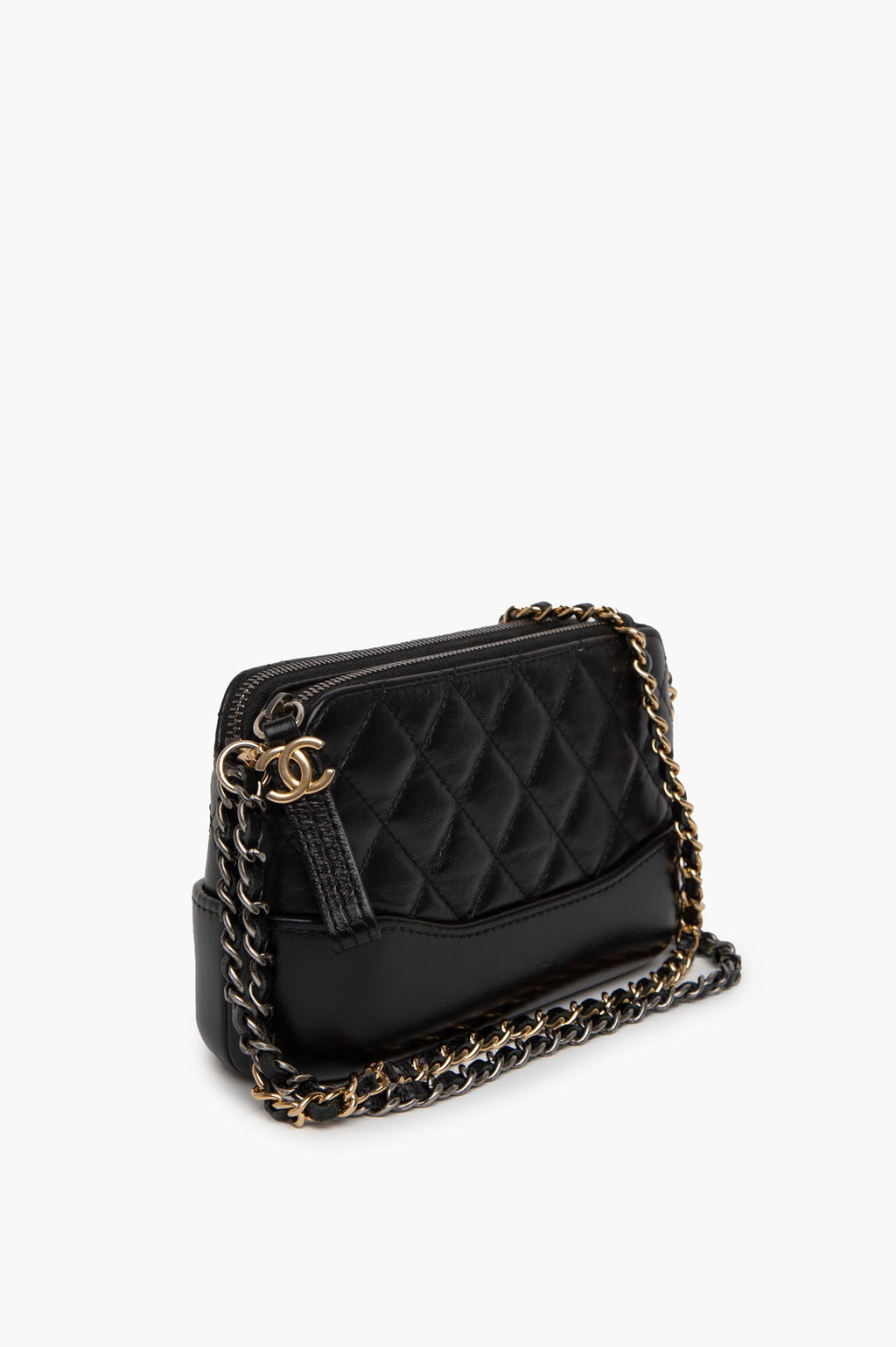 Chanel Black Mini Gabrielle Wallet on Chain