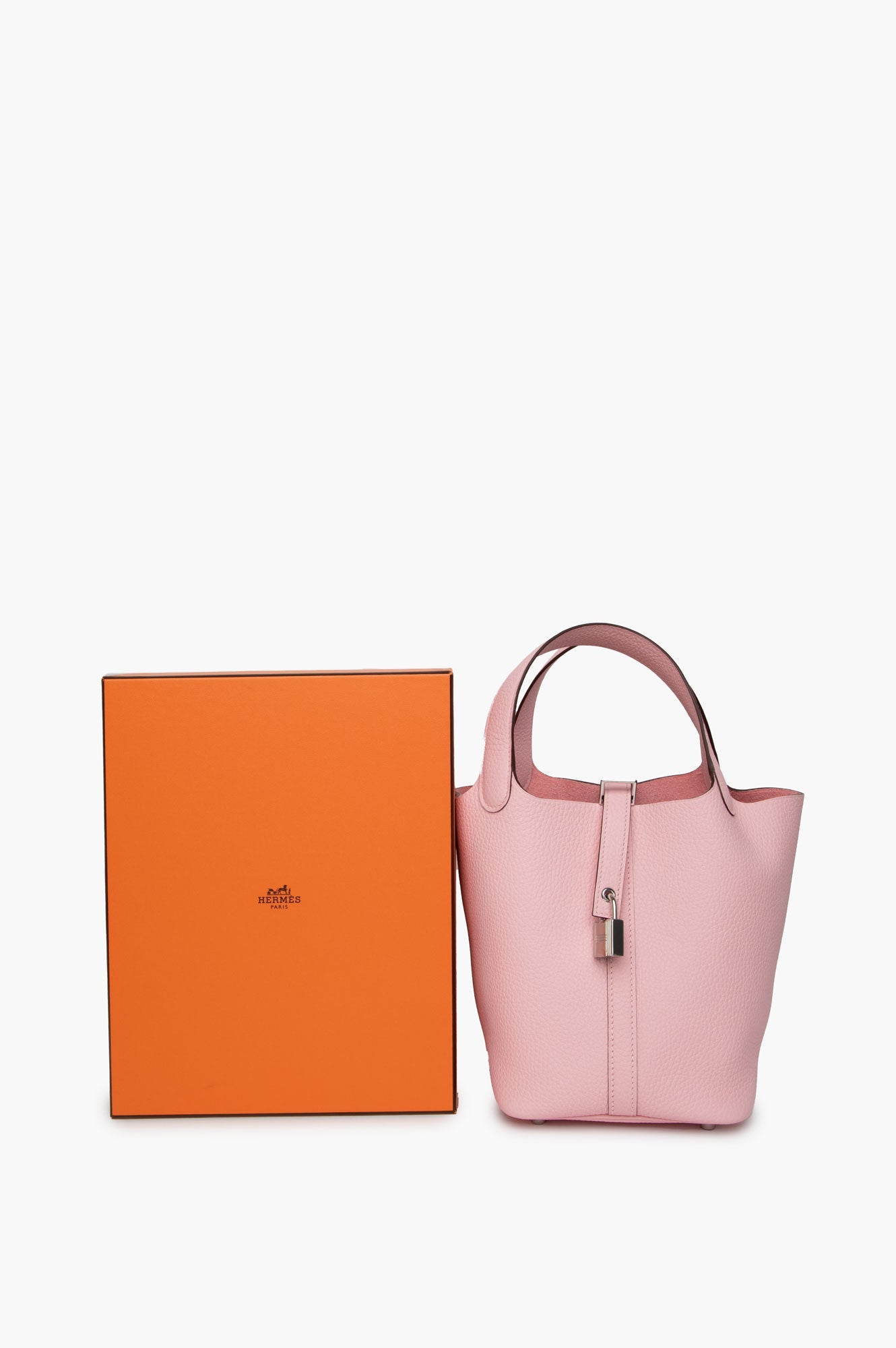 Hermes Sakura Picotin Lock 18 Clemence SHW Bag