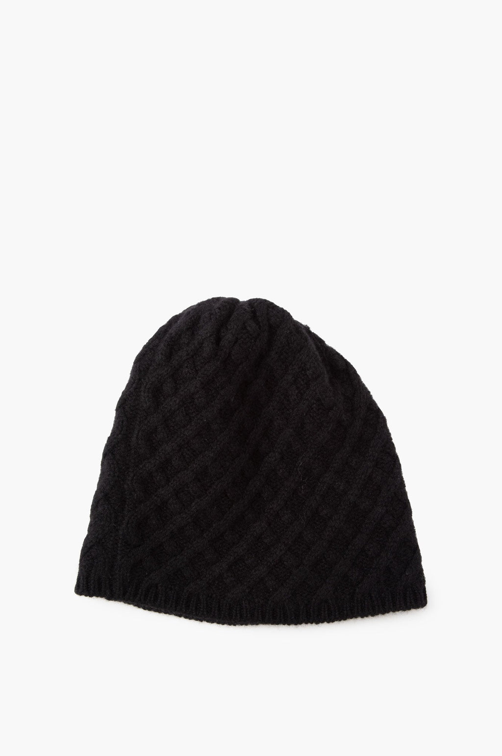 Chanel Black CC Logo Beanie