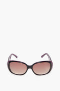 Chanel Purple Round Sunglasses