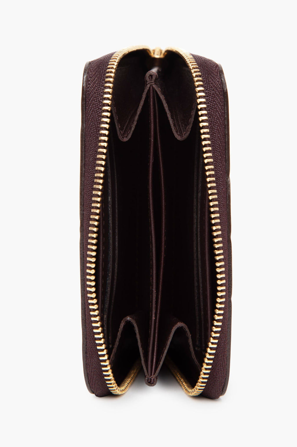 Louis Vuitton Burgundy Patent Zipped Wallet