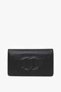 Chanel Black Caviar Bifold Wallet