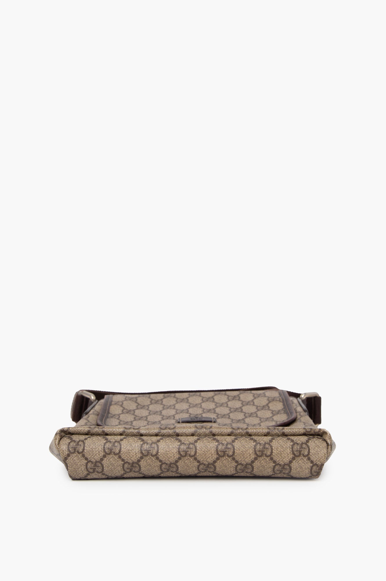 Gucci Brown GG Supreme Canvas Messenger Bag