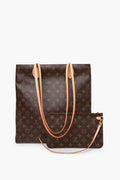 Louis Vuitton Brown Carry It Shoulder Bag With Pouch