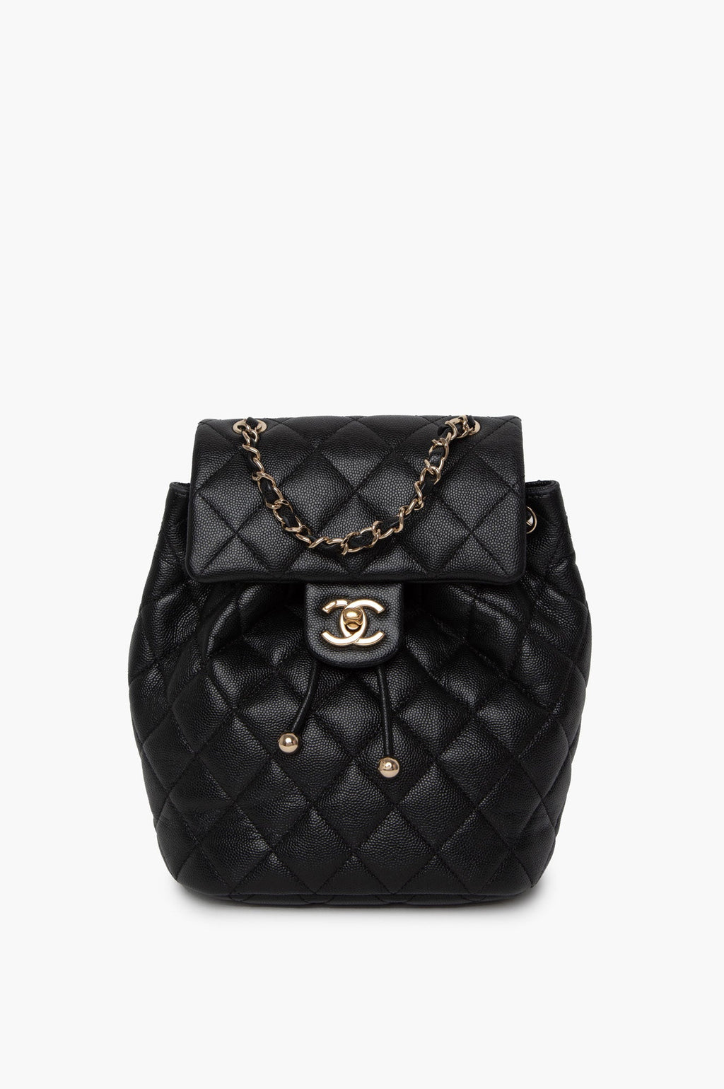 Chanel Black Caviar Mini Urban Spirit Backpack
